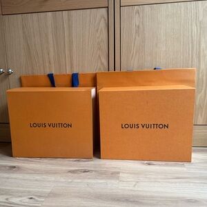 Louis Vuitton Bold Orange Gift Boxes&bags